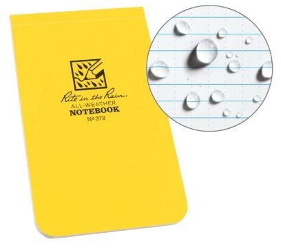 Rite in the Rain - 3.25 x 5.25" Top Field Flex, Colour: Yellow