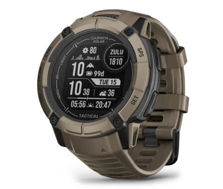 Garmin - Instinct 2X Solar - Tactical Ediition, Coyote Tan, Style: 2X-Solar