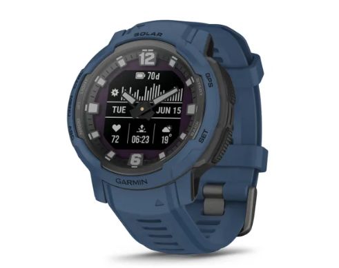 Garmin - Instinct Solar GPS Watch, Colour: Tidal Blue