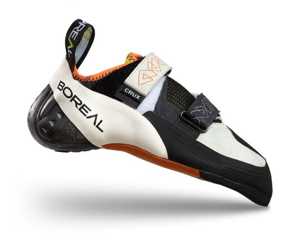 Boreal - Crux Climbing Shoe - Women's, Colour: Orange/White, Size: 10.5