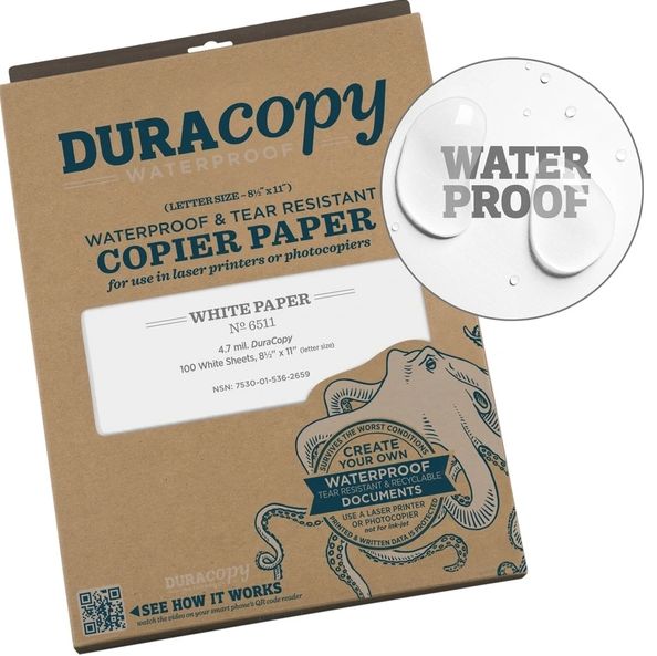 Rite in the Rain - DuraCopy Waterproof - 8.5" x 11" Copier Paper