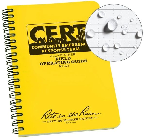Rite in the Rain - CERT Field Operating Guide