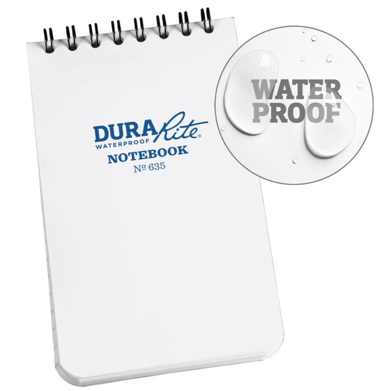 Rite in the Rain - DuraRite Universal 3 x 5 Notebook, White