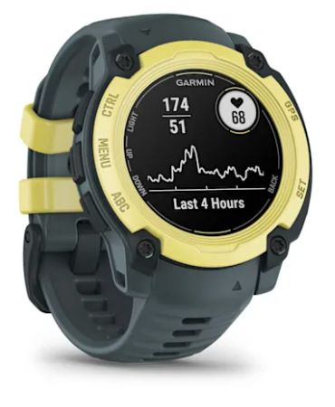 Garmin - Instinct E, 40mm, Electric lime Bezel w/ Twilight Band, WW