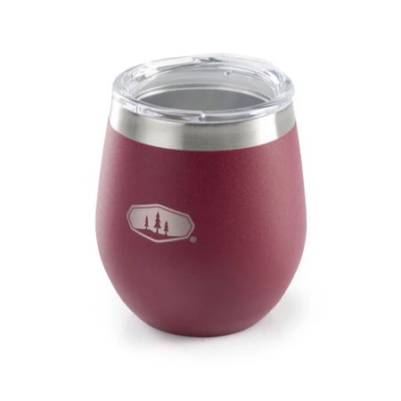 GSI - Glacier Stainless 8oz Glass, Colour: Cabernet