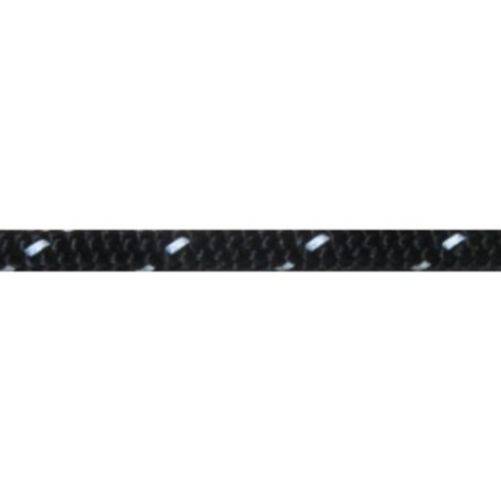 Sterling - 3mm GloCord (Sold by Metre), Colour: Black, Roll: 100m