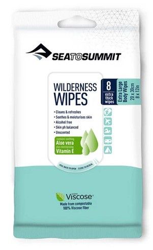 Sea to Summit - Wilderness Wipes, Compact 6x8, 12 Pack