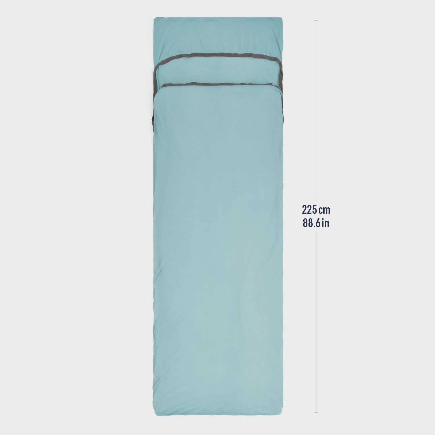 Sea to Summit - Comfort Blend Liner, Rect. Std, Aqua Blue, Sleeve: With Pillow Sleeve