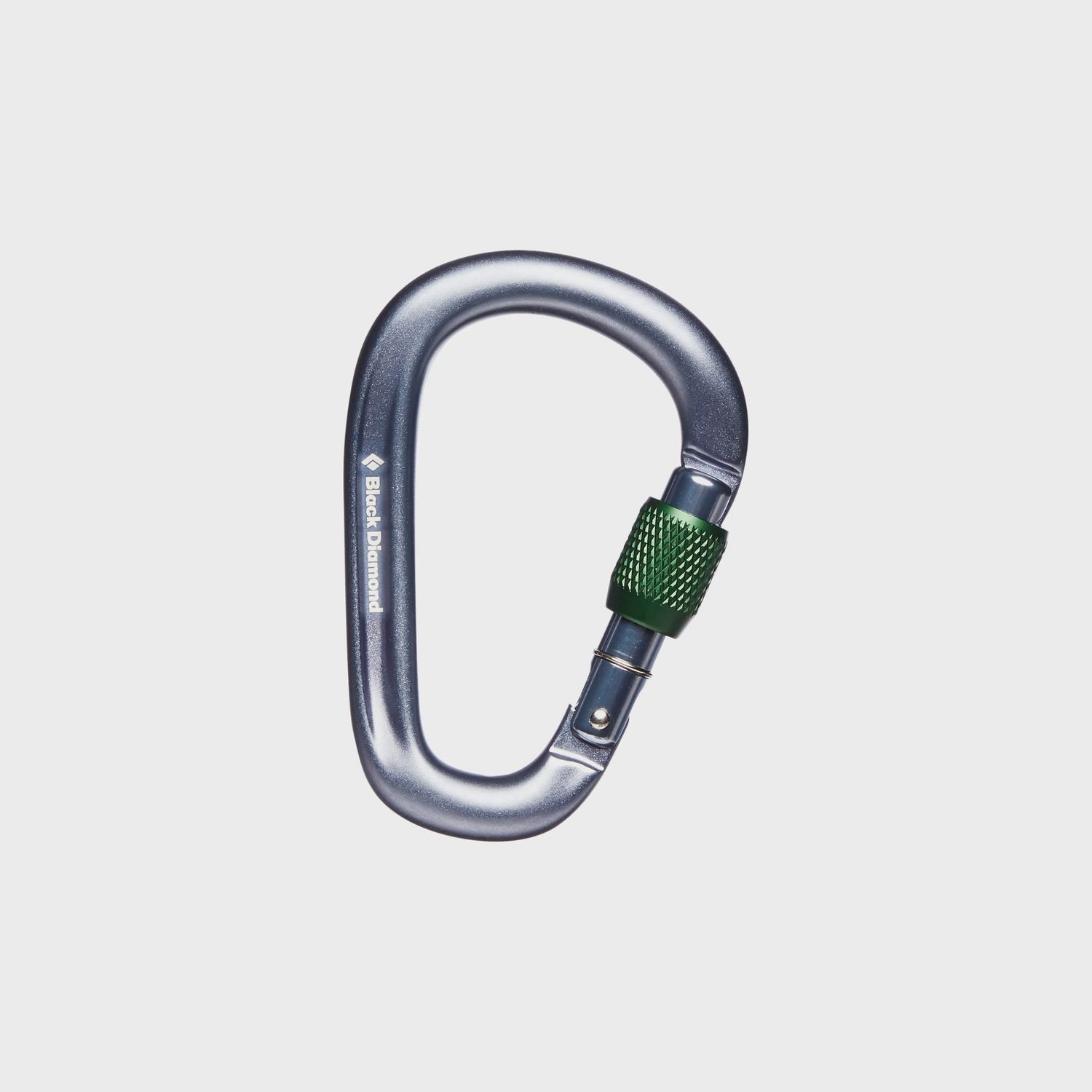 Black Diamond - Pearlock Screwgate Carabiner, Colour: Grey