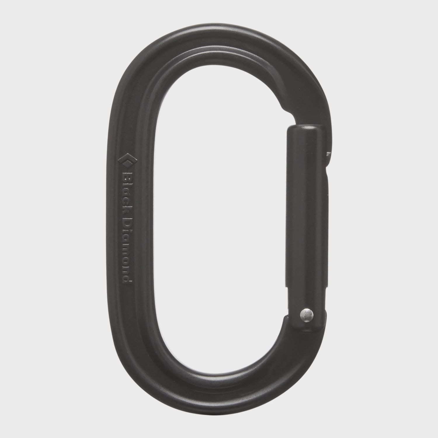 Black Diamond - Oval Keylock Carabiner, Colour: Black