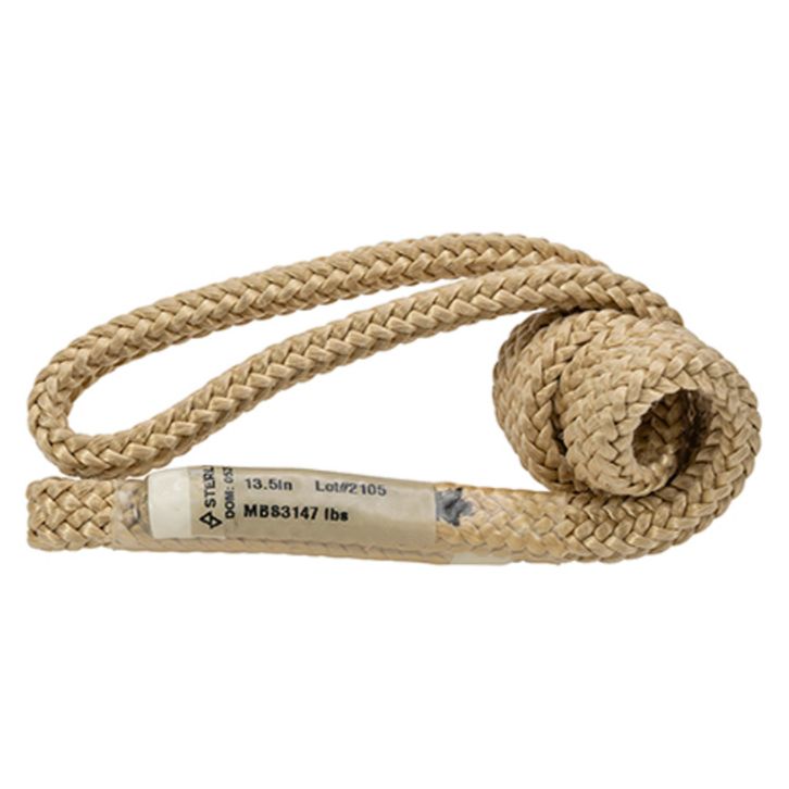 Sterling - 6.8mm HollowBlock2 Loop, Colour: Tan, Size: 13.5"