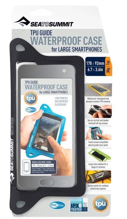 Sea to Summit - TPU Guide Waterproof Smartphone Case, Size: Large