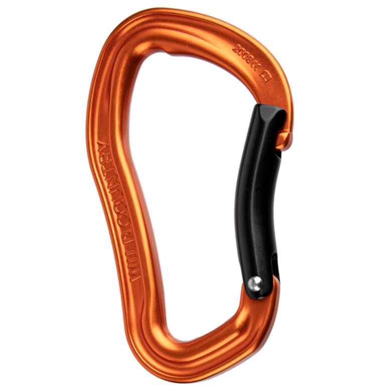 Wild Country - Electron Bent Gate Carabiner, Orange/Black