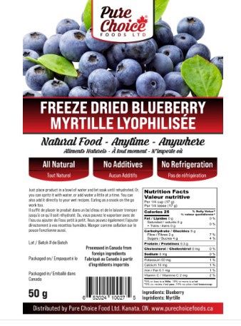 Pure Choice - Blueberries