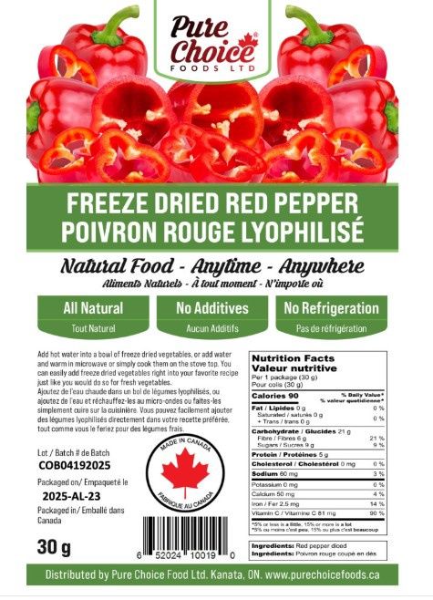 Pure Choice - Red Pepper, Packaging: New