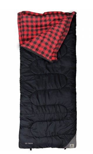 Kuma - Tonquin Sleeping Bag, Black/Red