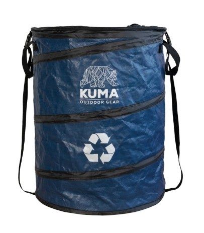 Kuma - Pop Up Recycle Bin, Blue