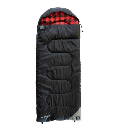 Kuma - Mini Tonquin Sleeping Bag, Black/Red