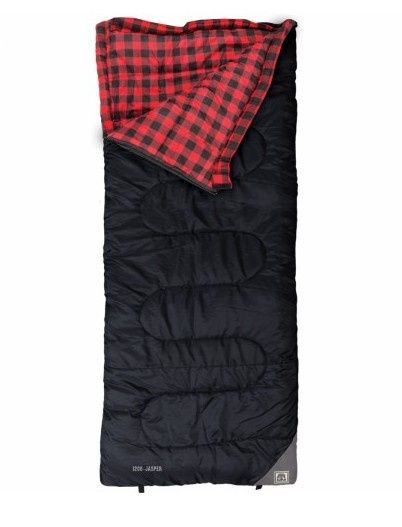 Kuma - Jasper Sleeping Bag, Black/Red