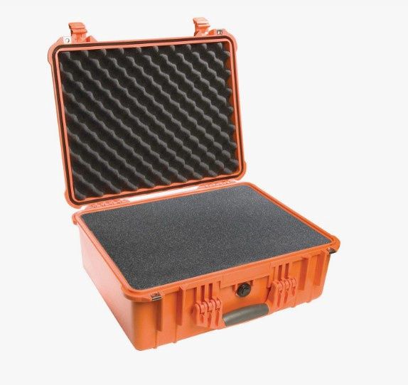 Pelican - 1550 Case - With Foam, Colour: Orange