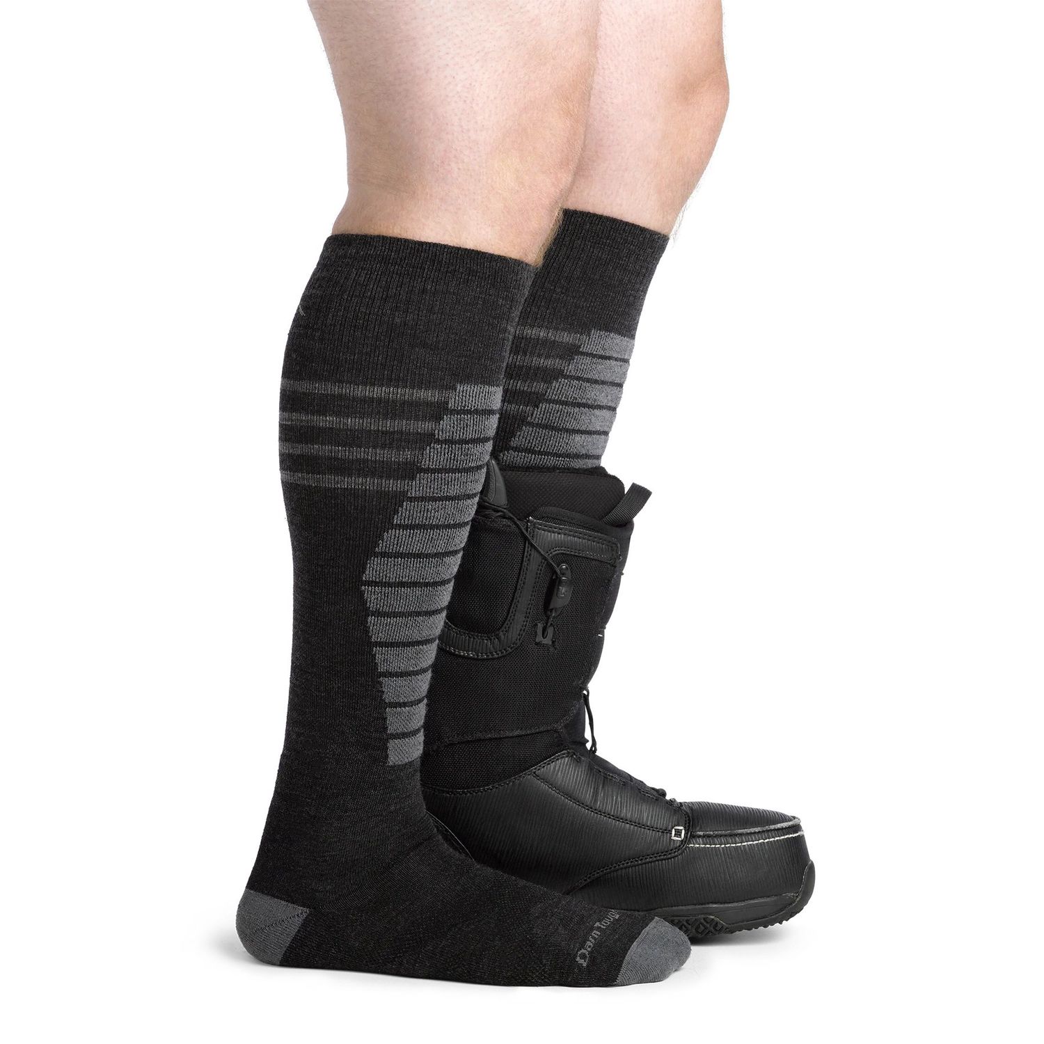 Darn Tough - Men's Snow - OTC, Midweight, Padded Cushion - Edge 8007 - Midnight - XLrg *disc*