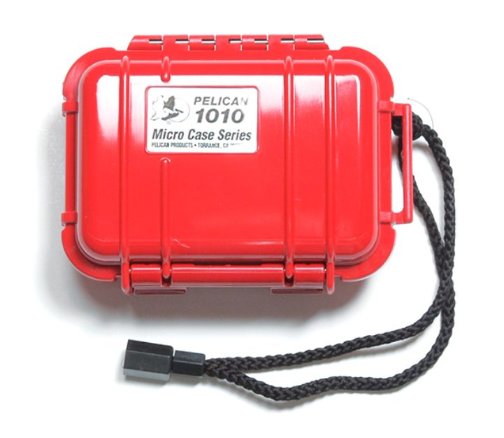 Pelican - 1010 Micro Case, Colour: Red-Red *disc*