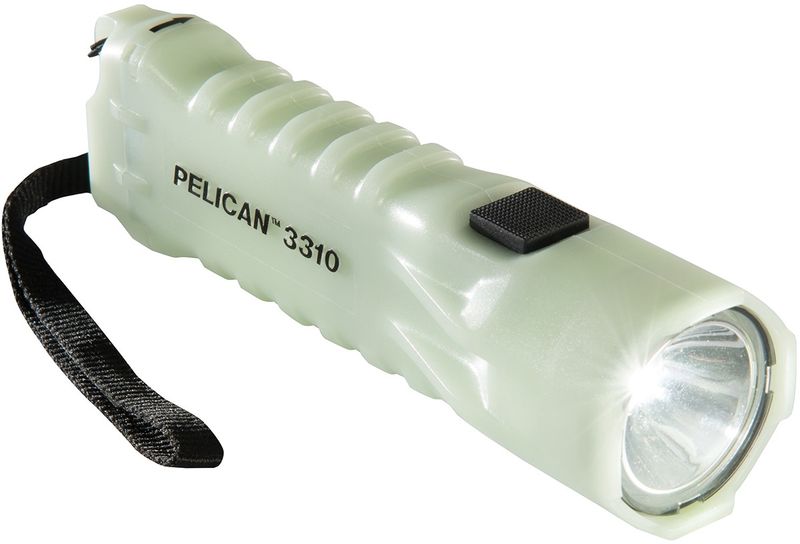 Pelican - 3310PL Flashlight - LED, 3 AA - Photoluminescent