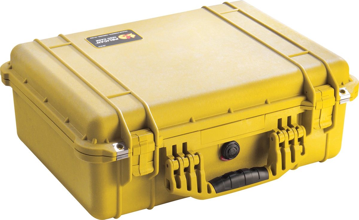 Pelican - 1520 Case - No Foam, Colour: Yellow