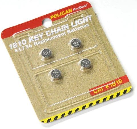 Pelican - 1810 Replacement Batteries - 1819 - 4-pk *disc*