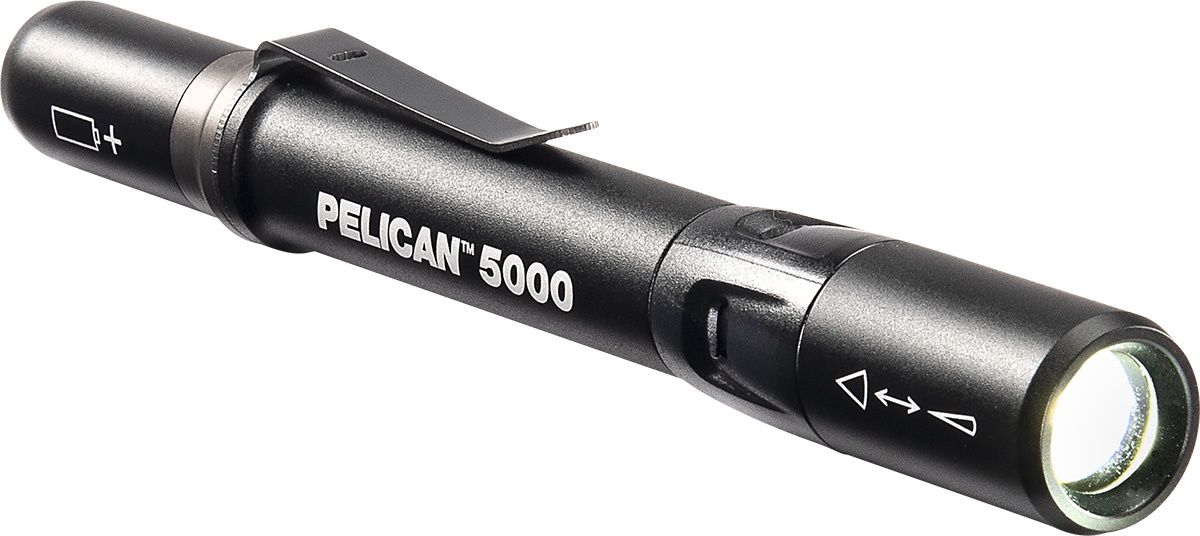 Pelican - 5000 Flashlight - 2AAA, Black, Gen 2