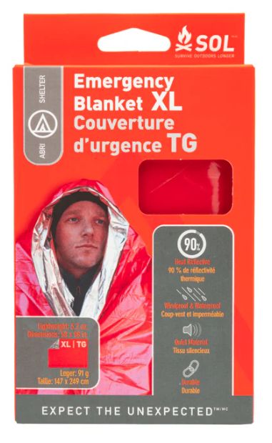 SOL - Emergency Blanket - XL, Size: XLarge, Weight: Regular