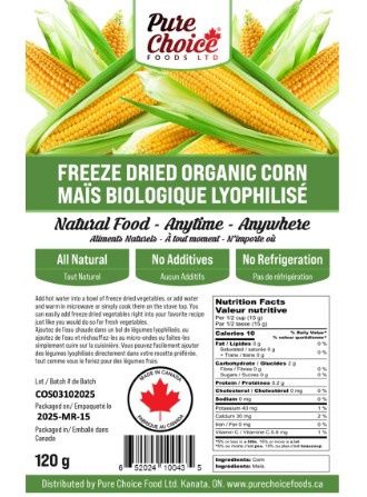 Pure Choice - Organic Corn