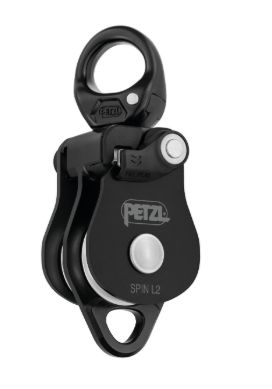 Petzl - Spin L2 Pulley, Colour: Black, Size: Double