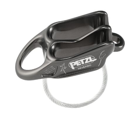 Petzl - Reverso Belay Device, Colour: Grey