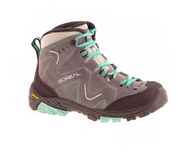 Boreal - Kids (4-7yrs), Girls Aspen Boot - Grey/Teal, Size: 11