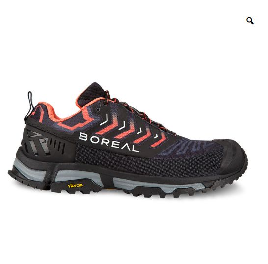 Boreal - Womens Alligator Trail Runner, Size 6.5 - Black/Orange