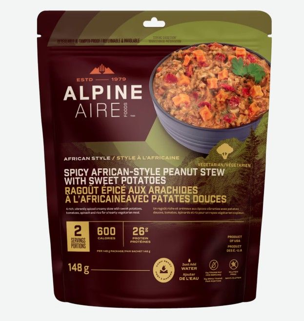 Alpineaire - Spicy African Peanut Stew/ Sweet Potatoes