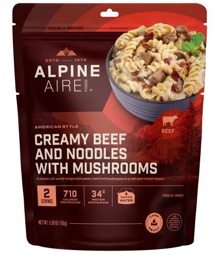 Alpineaire - Creamy Beef &amp; Noodles w/Mushrooms