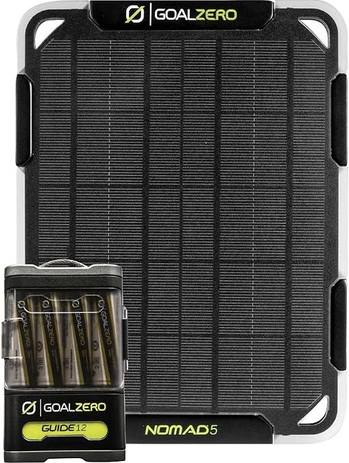 Goal Zero - Nomad 5 + Guide 12 Solar Charging Kit
