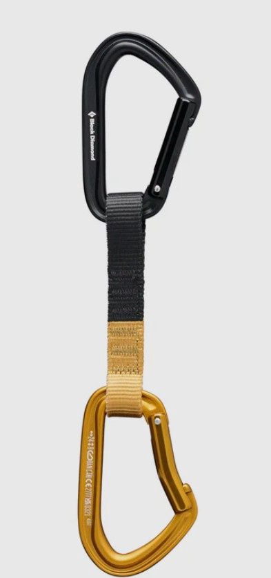 Black Diamond - Hotforge Quickdraw 12cm - Lt Grey, Colour: Amber