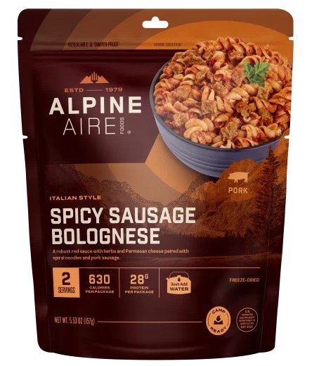 AlpineAire - Spicy Sausage Bolognese