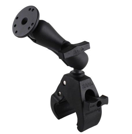 RAM - Tough-Claw Large, Double Ball Mount, Round Plate