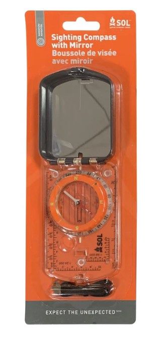 SOL - Sighting Compass w/ Mirror