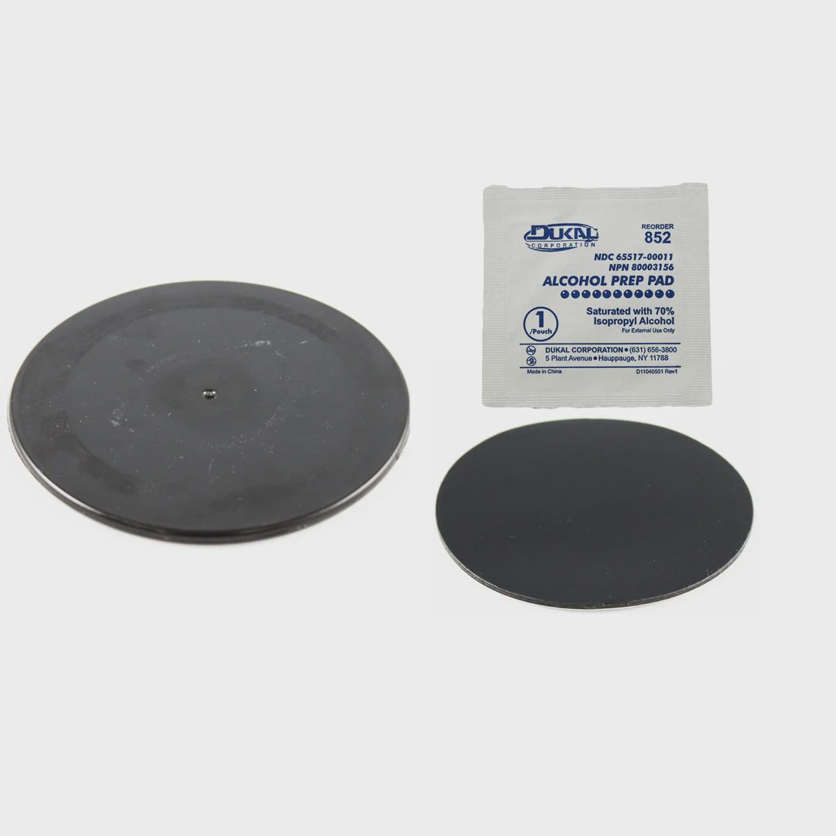 RAM - Black 3.5" Adhesive Plate for Suction Cups