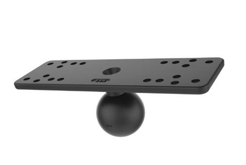 RAM - Mount Aluminum Universal 6.25 x 2 inch Plate on 1.5 inch Ball