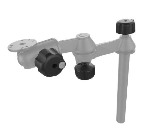 RAM - Safe-n-Secure Locking Knob Kit for Swing Arms
