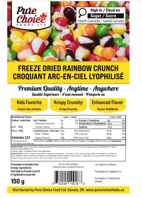 Pure Choice - Rainbow Crunch, Packaging: Disc