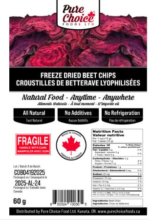 Pure Choice - Beet Chips<