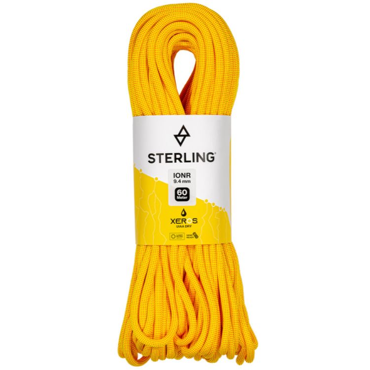Sterling - IonR 9.4mm XEROS Rope, Colour: Yellow, Size: 60m