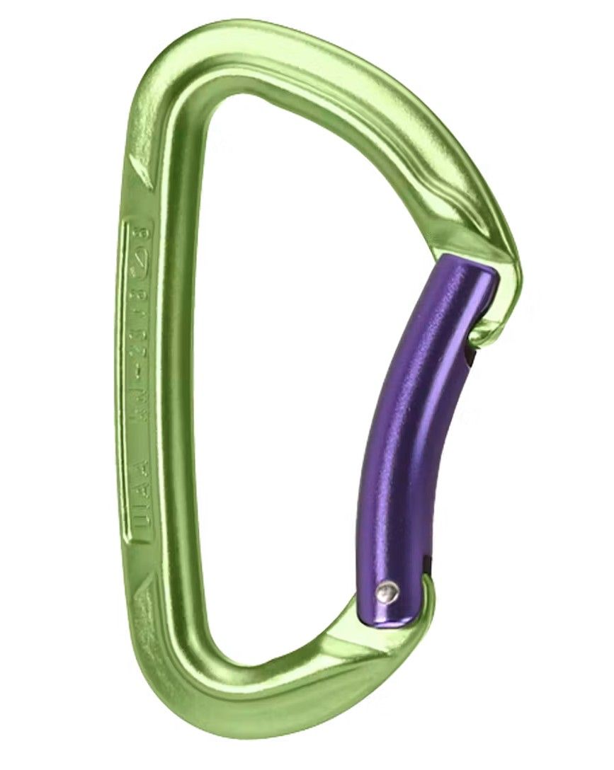Wild Country - Session Bent Gate Carabiner, Colour: Green/Purple